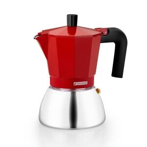 Cafetière Italienne BRA INOX RED 9T Rouge 470 ml | Cafetières