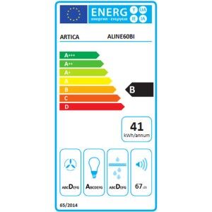 Conventional Hood Artica ALINE60BI Steel