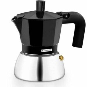 Cafetière Italienne BRA INOX BLACK 9T Noir 470 ml | Cafetières