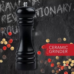 2er-Set manuelle Pfeffermühlen - FACKELMANN PROFESIONAL - 18 cm - S...