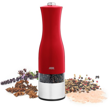 Moulin Poivre/Sel électrique - ADE -KITCHEN GADGETS - Acier inoxyda...