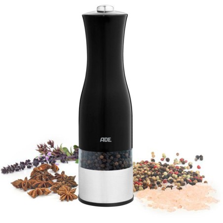 Moulin Poivre/Sel électrique - ADE -KITCHEN GADGETS - Acier inoxyda...