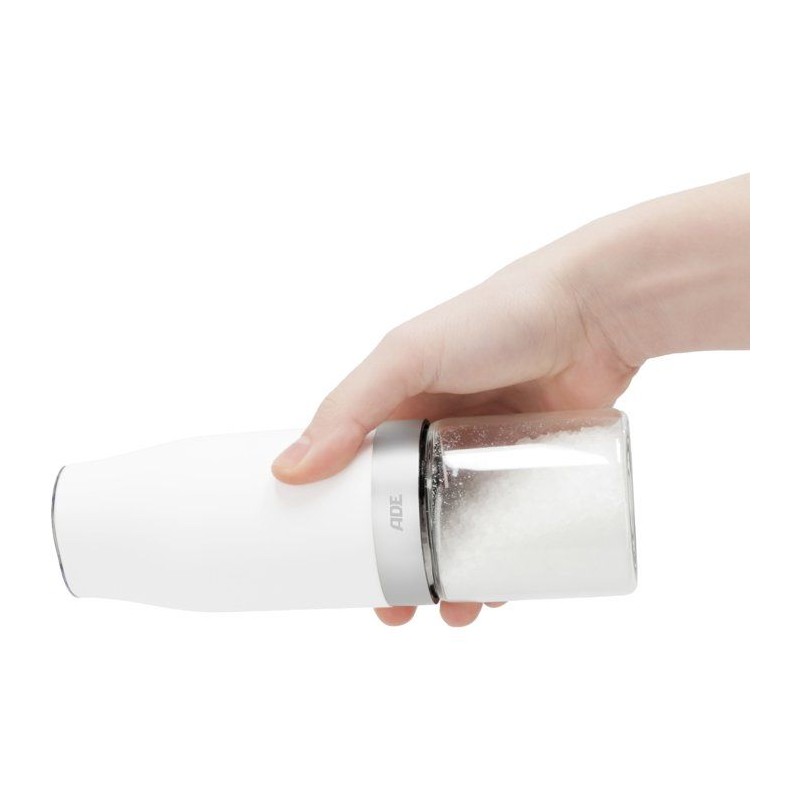 Set mit 2 elektrischen Mühlen – ADE – MILL – Glas/Kunststoff – Höhe...