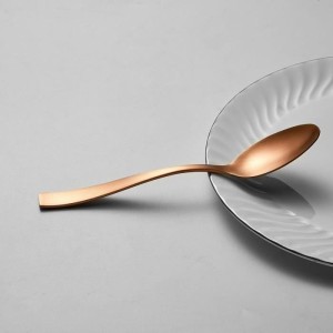 Besteckset – ARTHUR MARTIN – AM0056 – 24-teilig – Edelstahl – Kupfe...