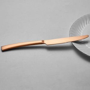 Besteckset – ARTHUR MARTIN – AM0056 – 24-teilig – Edelstahl – Kupfe...