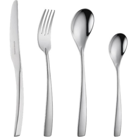 Besteckset - ARTHUR MARTIN - AM3630 - 24-teilig - Edelstahl - Satin...