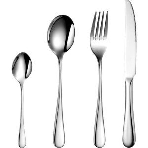 Cutlery set - ARTHUR MARTIN - AM2202 - 24 pieces - Stainless steel ...