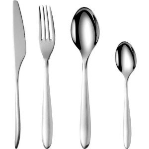 Cutlery set - ARTHUR MARTIN - AM0211 - 24 pieces - Stainless steel ...