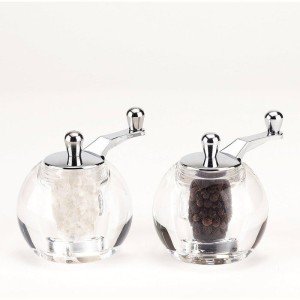 BISETTI 6918S Elba Acrylic Salt Mill 9cm |  Spice and sauce boats  ...