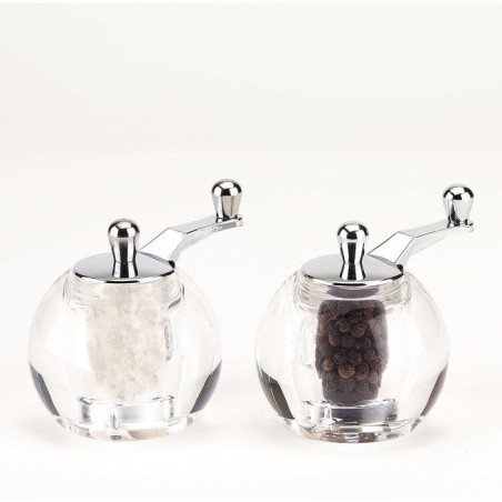 BISETTI 6918S Elba Acrylic Salt Mill 9cm |  Spice and sauce boats  ...