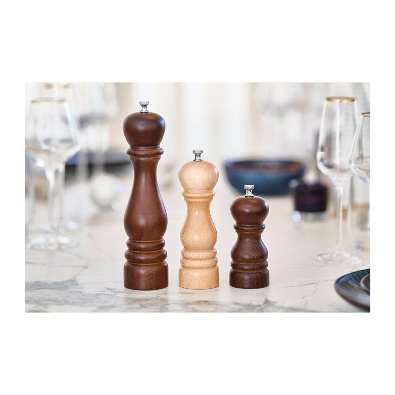 Salzmühle - BISETTI - ROMA - 13 cm - Walnuss |  Gewürzstände und Sa...