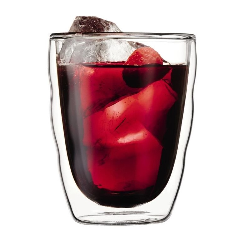 Set 2 verres - BODUM - Pilatus - Double paroi - 0.35 l - Transparen...