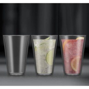 BODUM CANTEEN Set 6 Doppelwandlinsen 0,4 l Transparent |  Gläser un...