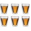 Set of 6 thermo glasses - BODUM - Titlis - Double wall - 0.25 l - T...