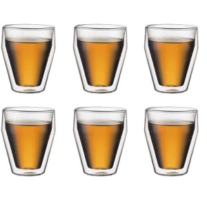 Set of 6 thermo glasses - BODUM - Titlis - Double wall - 0.25 l - T...