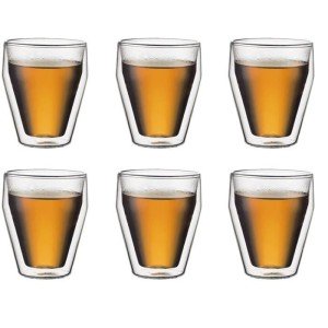 Set of 6 thermo glasses - BODUM - Titlis - Double wall - 0.25 l - T...