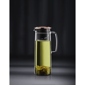 Glass Infuser Pitcher - BODUM - Biasca - Copper Lid with Filter - 1...