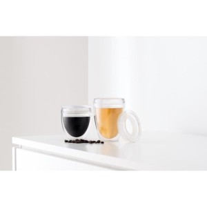 Set of 2 cups - BODUM - Pavina To Go - Double-walled plastic - Airt...
