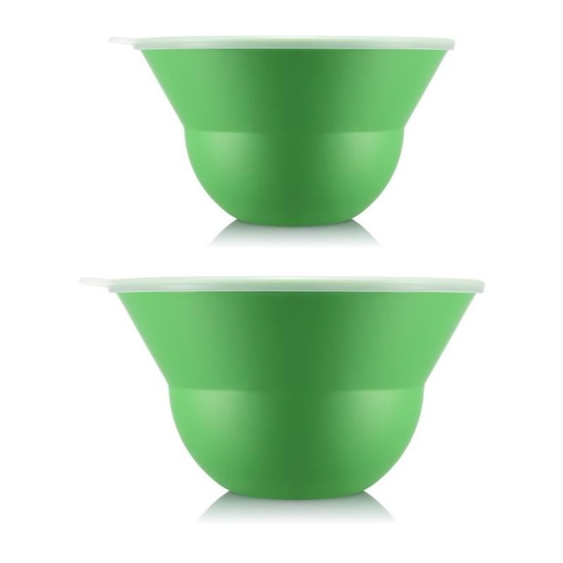 2er-Set Salatschüsseln 3 l und 4,9 l mit Silikondeckel - BODUM - To...