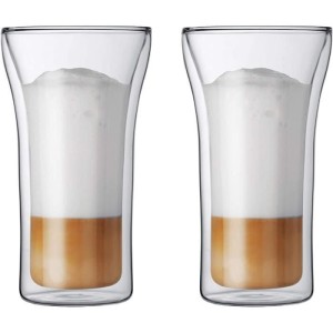 2er-Set Gläser - BODUM - Assam - Doppelwandig - 0,2 l - Transparent...
