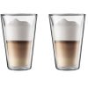 BODUM CANTEEN Set of 2 double wall glasses 0.4 l Transparent |  Gla...