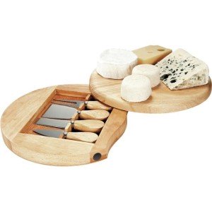 Plateau a fromage - LIVOO - MEN28 - En hévéa - Plateau pivotant - A...