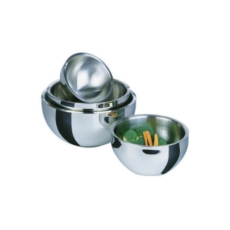 Isolierte Salatschüssel - GSW - 30 cm - Edelstahl - 5,50 L - Auslau...