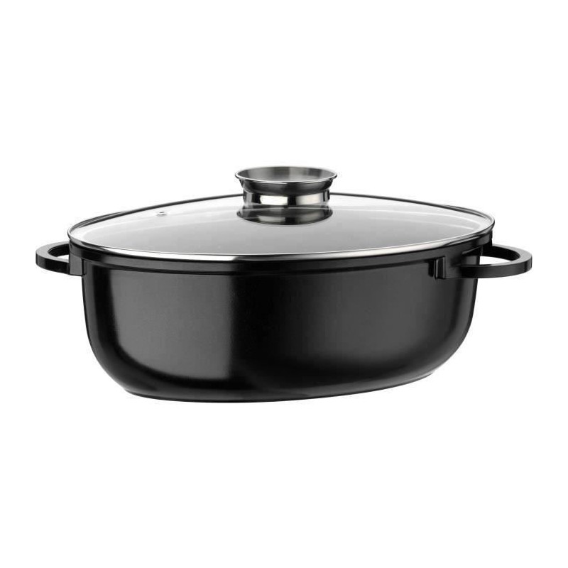 Cocotte fonte d'aluminium - GSW - CERAMICA XL - 38 cm - Ovale - Induction