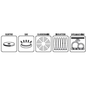 GSW induction pancake pan with spreader - 26 cm