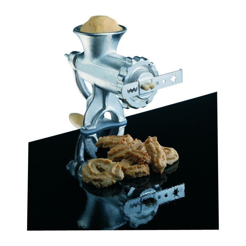 Cast iron manual mincer - BAUMALU - 450076 - No. 8 with pastry acce...
