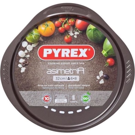 Pizzaform - PYREX - 1452055 - Lochblech - 32 cm |  Geschirr, Tablet...