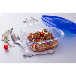 PYREX - COOK & GO - quadratische Box |  Brotdosen, Lebensmittelbehä...