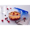 PYREX COOK & GO Round storage dish 1,6l 20cm + Blue lid |  Lunch bo...