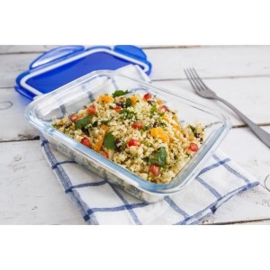 3er-Set Lunchboxen - PYREX - Cook & Go - Glas - Rechteckig - Luftdi...