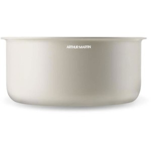 Batterie de cuisine Arthur Martin Batterie 18 pieces creme AM1453 CREME