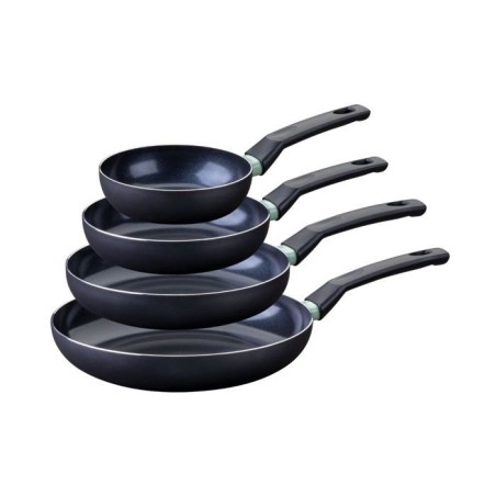 4er Bratpfannen-Set - FACKELMANN - Brandao - Keramik-Antihaftbeschichtung - 16, 20, 24 und 28 cm