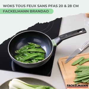 Ensemble de 2 woks - FACKELMANN - Brandao - 20 et 28 cm