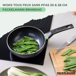 2er-Set Woks - FACKELMANN - Brandao - 20 und 28 cm |  Wok   | Chef Up