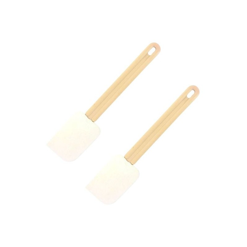 Ensemble de 2 Maryses de pâtisserie et de cuisine - FACKELMANN - Manche en résine - 32 cm