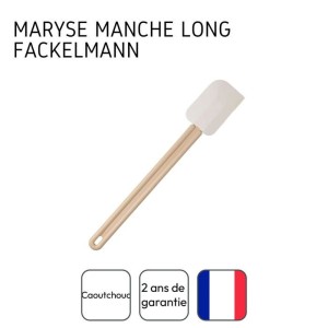 Ensemble de 2 Maryses de pâtisserie et de cuisine - FACKELMANN - Manche en résine - 32 cm