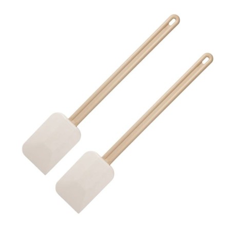 2er-Set Küchenspachtel - FACKELMANN - Harzgriff - 52 cm