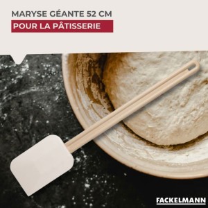 2er-Set Küchenspachtel - FACKELMANN - Harzgriff - 52 cm |  Spatules...