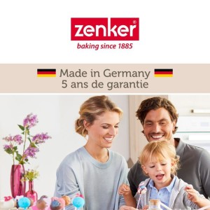 2er-Set erweiterbare Backbleche - ZENKER - Schwarz Metallic - 37 bis 52 x 33 cm