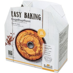 Moule pâtisserie Turban - BIRKMANN - EASY BAKING - Acier carbone - Anti adhésif - 22 x 22 x 10 cm