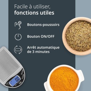 Digitale Küchenwaage – ADE – POCKET – ABS-Kunststoff – Von 0,1 bis ...