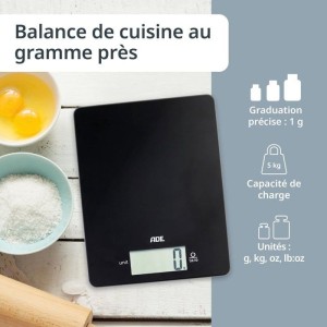 Digitale Küchenwaage – ADE – LEONIE – ABS-Kunststoff – 22 x 17 cm –...