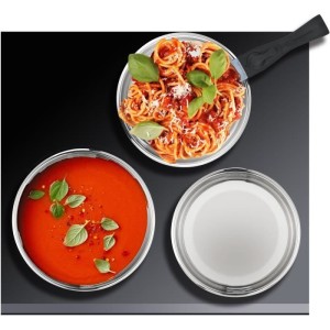 Batterie de cuisine induction - Arthur Martin - AM5538 - Acier inoxydable - 8 pieces - Poignée amovible - Tous feux dont induct