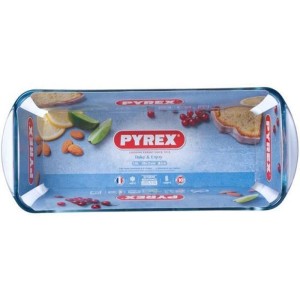 PYREX Moule a cake Classic Glassware 28 cm transparent