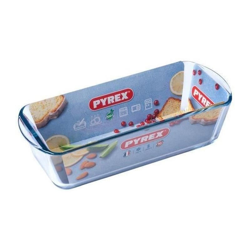 Moule a cake - PYREX - 1450157 - En verre borosilicate - 28 cm