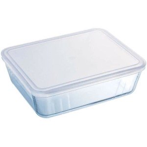 PYREX - 244P000 / 7043 - Rectangular dish with lid - 27cm * 22 cm -...